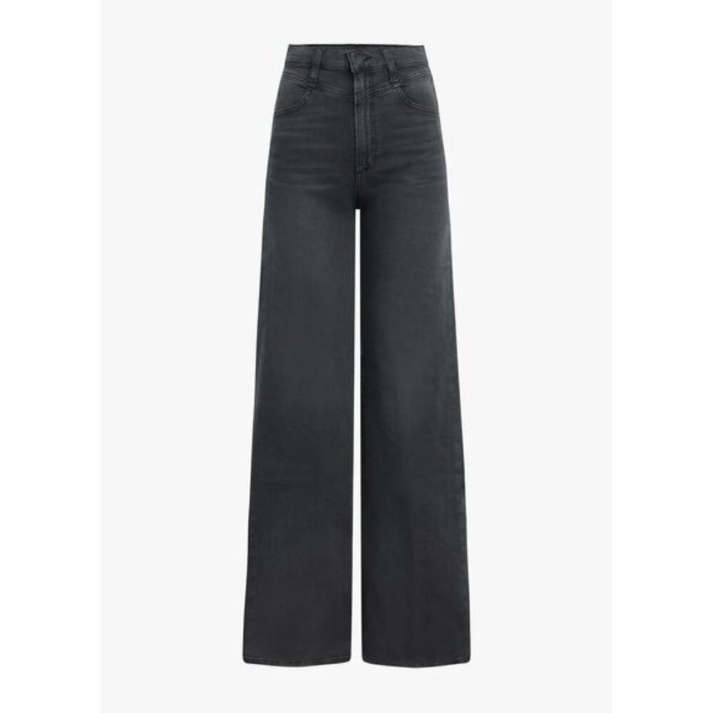 Joe's Jeans $248 The Goldie Black Cat High Waist Wide Leg Jeans Size 32